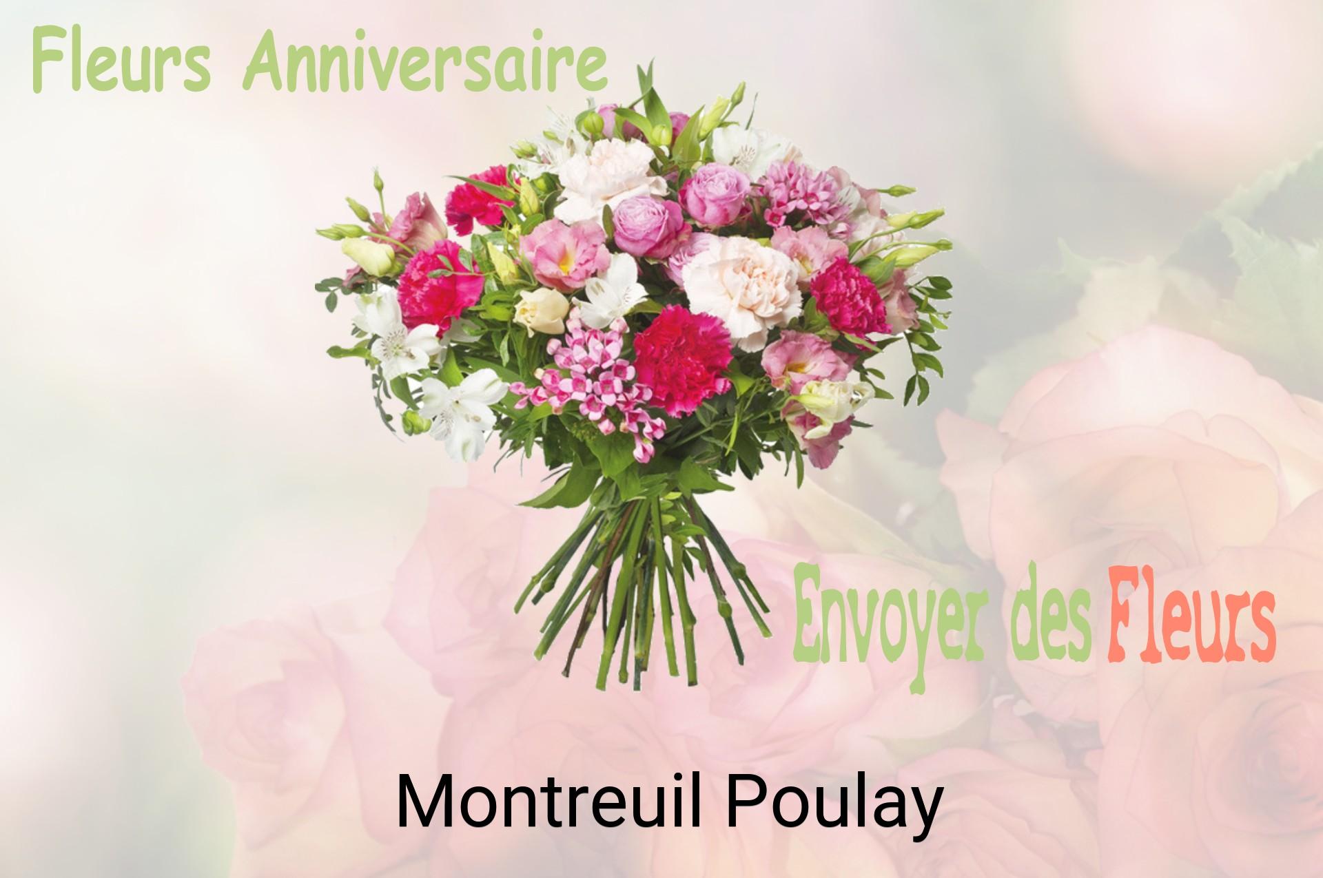 Bouquet de fleurs d’anniversaire livré à Montreuil-Poulay