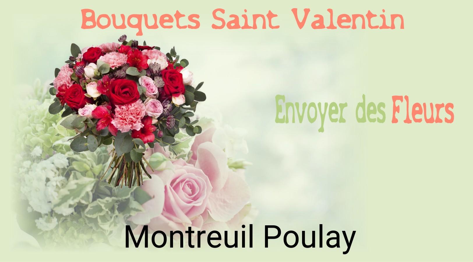 Roses de Saint-Valentin livrées à Montreuil-Poulay